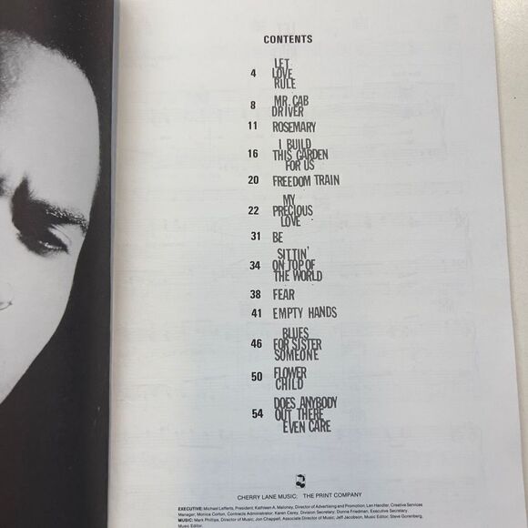 1990 LET LOVE RULE Lenny Kravitz   Piano/Vocal/Guitar Songbook PaperBack - Picture 10 of 12